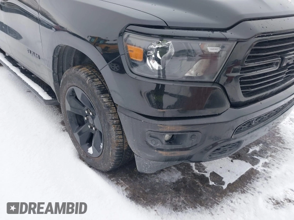 2019 Ram 1500 Big Horn/Lone Star with VIN 1C6RRFFG8KN889535, listed as a IAAI auction lot 41356868 with 53,197 mi miles. Bid and sale history available at carsss.com. Image 6.
