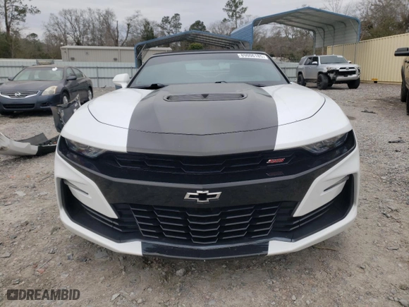 2019 Chevrolet Camaro 2SS with VIN 1G1FH3D74K0150989, listed as a Copart auction lot 89006185 with 59,791 mi miles and Salvage Title. Bid and sale history available at carsss.com. Image 5.