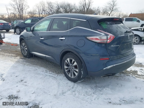 2015 Nissan Murano S with VIN 5N1AZ2MH5FN260889, listed as a IAAI auction lot 41386819 with 156,443 mi miles. Bid and sale history available at carsss.com. Image 3.
