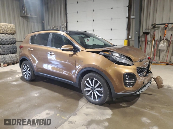 2018 Kia Sportage EX with VIN KNDPNCAC6J7431834, listed as a Copart auction lot 50149415 with 72,147 mi miles and Salvage Title. Bid and sale history available at carsss.com. Image 4.