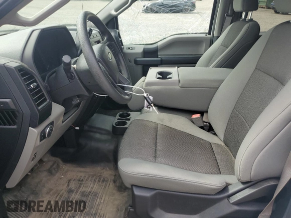 2019 Ford F-150 XL with VIN 1FTFW1E51KFC28124, listed as a Copart auction lot 54140585 with 14,881 mi miles and Salvage Title. Bid and sale history available at carsss.com. Image 7.