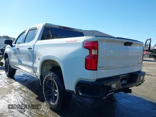 2021 Chevrolet Silverado 1500 Custom Trail Boss with VIN 1GCPYCEF5MZ233265, listed as a IAAI auction lot 37996179 with 47,247 mi miles and . Bid and sale history available at DreamBid. Image 3.