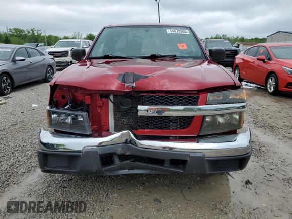 2005 Chevrolet Colorado 1SC LS Z85 with VIN 1GCCS136658232124, listed as a Copart auction lot 54879905 with 136,167 mi miles and Salvage Title. Bid and sale history available at DreamBid. Image 5.