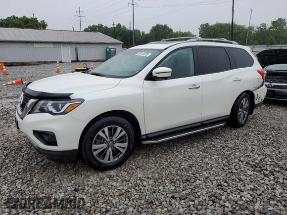 2017 Nissan Pathfinder SL с VIN 5N1DR2MM1HC605733, выставлен на аукционе Copart как лот 59110365 с пробегом 65 685 миль миль и Списание • Salvage title. История ставок и продаж доступна на DreamBid. Изображение 1.