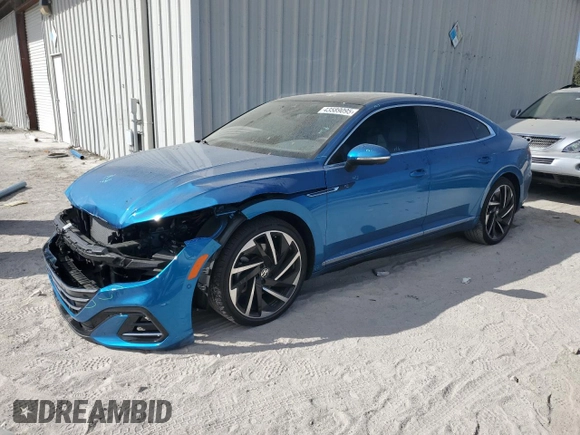 2023 Volkswagen Arteon SEL Premium R-Line z VIN WVWTR7AN5PE014611, wystawiony jako Copart lot #43589095 z przebiegiem 12 517 mil mil oraz Szkoda całkowita • Salvage title. Historia ofert i sprzedaży dostępna na DreamBid. Obrazek 1.