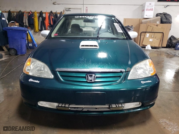 2002 Honda Civic LX with VIN 1HGES15562L077310, listed as a Copart auction lot 86836994 with 213,904 mi miles and Salvage Title. Bid and sale history available at carsss.com. Image 5.
