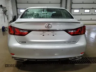 2015 Lexus GS 350 with VIN JTHCE1BL4FA007594, listed as a Copart auction lot 57334375 with 104,577 mi miles and Salvage title. Bid and sale history available at DreamBid. Image 6.