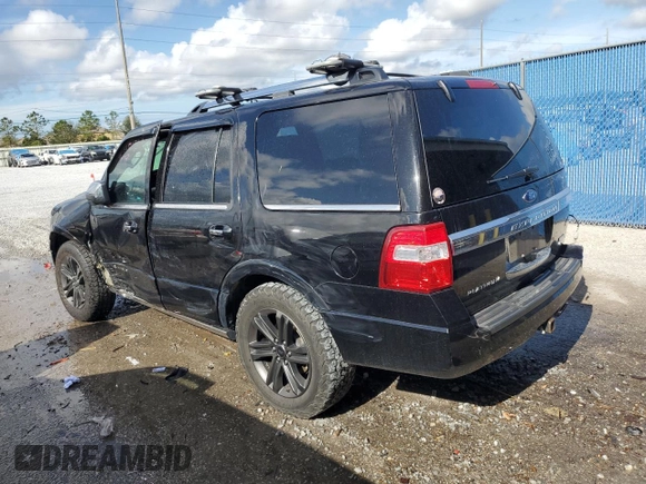 2017 Ford Expedition Platinum with VIN 1FMJU1MT6HEA64718, listed as a Copart auction lot 85048814 with 127,935 mi miles and Salvage title. Bid and sale history available at DreamBid. Image 2.