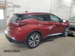 2019 Nissan Murano SL with VIN 5N1AZ2MS7KN114631, listed as a Copart auction lot 49160535 with 96,360 mi miles and Salvage Title. Bid and sale history available at DreamBid. Image 3.