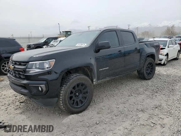 2021 Chevrolet Colorado 4WD LT с VIN 1GCGTCEN5M1288853, выставлен на аукционе Copart как лот 51239675 с пробегом 24 258 миль миль и Списание • Salvage title. История ставок и продаж доступна на DreamBid. Изображение 1.