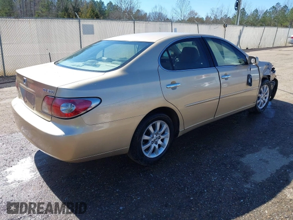 2004 Lexus ES 350 with VIN JTHBA30G745013033, listed as a IAAI auction lot 41597278 with 123,780 mi miles and . Bid and sale history available at DreamBid. Image 4.