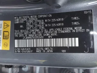 2016 Lexus NX 200t with VIN JTJBARBZ5G2052600, listed as a IAAI auction lot 41813813 with 154,423 mi miles and . Bid and sale history available at DreamBid. Image 9.