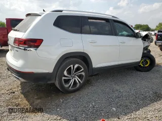 2023 Volkswagen Atlas SEL with VIN 1V2BR2CAXPC515819, listed as a Copart auction lot 50666225 with 43,872 mi miles and Salvage title. Bid and sale history available at DreamBid. Image 3.