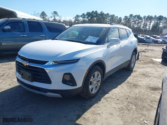 2020 Chevrolet Blazer LT with VIN 3GNKBHRS7LS715965, listed as a IAAI auction lot 41427869 with 87,494 mi miles. Bid and sale history available at carsss.com. Image 17.