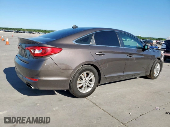 2017 Hyundai Sonata 2.4L with VIN 5NPE24AF2HH596141, listed as a Copart auction lot 54185105 with 113,180 mi miles and Salvage Title. Bid and sale history available at DreamBid. Image 3.
