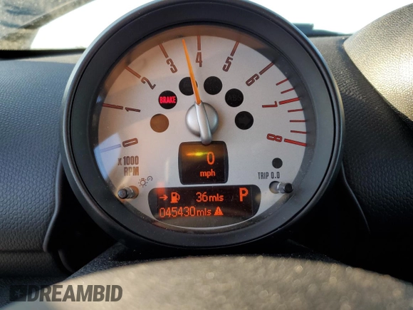 2014 MINI Countryman S with VIN WMWZC3C58EWT01267, listed as a Copart auction lot 47268355 with 45,430 mi miles and Salvage Title. Bid and sale history available at DreamBid. Image 9.