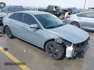 2021 Hyundai Elantra SEL with VIN KMHLM4AG1MU144395, listed as a IAAI auction lot 41748333 with 109,751 mi miles and . Bid and sale history available at carsss.com. Image 1.