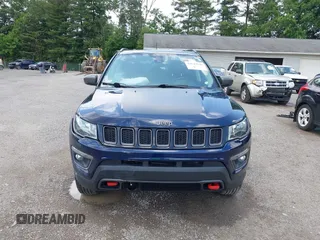 2021 Jeep Compass Trailhawk with VIN 3C4NJDDB0MT590442, listed as a IAAI auction lot 42543530 with 66,669 mi miles and . Bid and sale history available at DreamBid. Image 12.