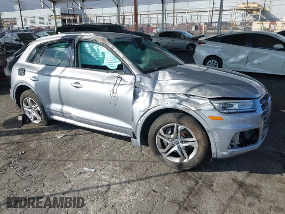 2018 Audi Q5 Premium with VIN WA1ANAFY7J2027138, listed as a IAAI auction lot 41494253 with Not Provided miles and . Bid and sale history available at DreamBid. Image 1.
