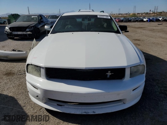 2008 Ford Mustang Deluxe with VIN 1ZVHT80N185201647, listed as a Copart auction lot 53337135 with 168,425 mi miles and Salvage Title. Bid and sale history available at carsss.com. Image 5.