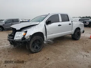 2020 Nissan Titan S with VIN 1N6AA1ECXLN510029, listed as a Copart auction lot 55931355 with 61,359 mi miles and Salvage title. Bid and sale history available at DreamBid. Image 1.