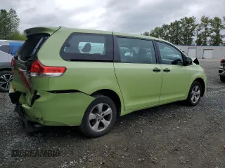 2014 Toyota Sienna L with VIN 5TDZK3DC8ES479523, listed as a Copart auction lot 57625515 with 45,373 mi miles and Salvage title. Bid and sale history available at DreamBid. Image 3.