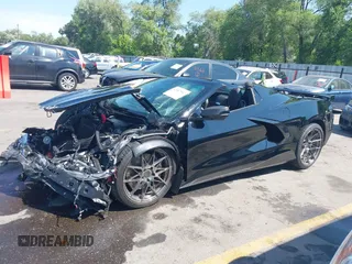 2025 Chevrolet Corvette 3LT with VIN 1G1YC3D4XS5100002, listed as a IAAI auction lot 42487547 with 2,591 mi miles and . Bid and sale history available at DreamBid. Image 15.