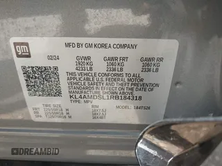 2024 Buick Encore GX Sport Touring with VIN KL4AMDSL1RB184318, listed as a IAAI auction lot 42643312 with 27,844 mi miles and . Bid and sale history available at DreamBid. Image 9.