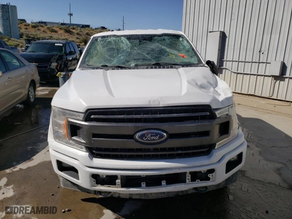 2018 Ford F-150 XL with VIN 1FTFX1EGXJKC41166, listed as a Copart auction lot 69044374 with 0 mi miles and Salvage Title. Bid and sale history available at carsss.com. Image 5.