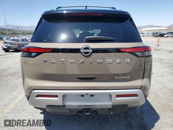 2024 Nissan Pathfinder Platinum with VIN 5N1DR3DG5RC287469, listed as a Copart auction lot 58971765 with 1,812 mi miles and Salvage title. Bid and sale history available at DreamBid. Image 6.