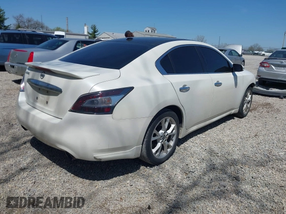 2013 Nissan Maxima S with VIN 1N4AA5AP0DC837111, listed as a IAAI auction lot 42105366 with 118,166 mi miles and . Bid and sale history available at DreamBid. Image 4.