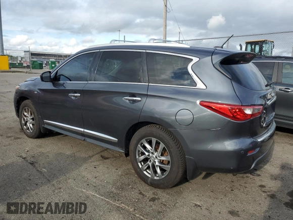 2014 Infiniti QX60 with VIN 5N1AL0MM6EC530421, listed as a Copart auction lot 55479135 with 145,573 mi miles and Clean Title. Bid and sale history available at DreamBid. Image 2.