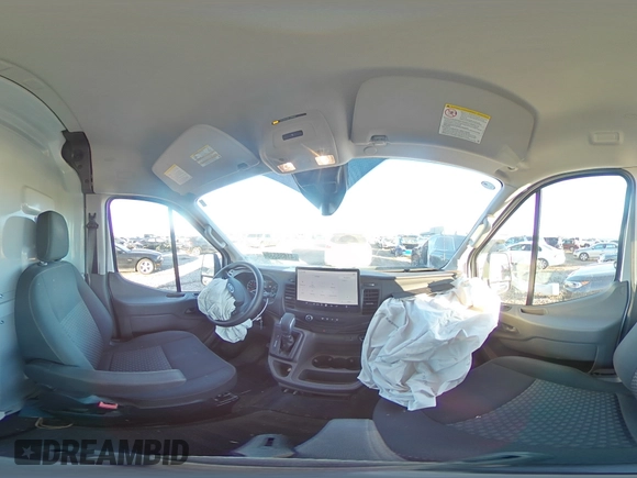 2023 Ford Transit Cargo with VIN 1FTBR2CG1PKB27888, listed as a Copart auction lot 41638535 with 40,595 mi miles and Salvage title. Bid and sale history available at DreamBid. Image 12.
