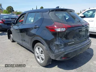 2022 Nissan Kicks S with VIN 3N1CP5BV0NL507251, listed as a IAAI auction lot 41847381 with 71,625 mi miles. Bid and sale history available at carsss.com. Image 3.