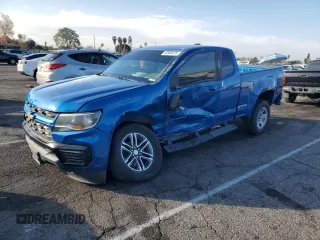 2021 Chevrolet Colorado 2WD Work Truck with VIN 1GCHSBEN9M1119436, listed as a Copart auction lot 42969475 with 66,752 mi miles and Salvage Title. Bid and sale history available at carsss.com. Image 1.