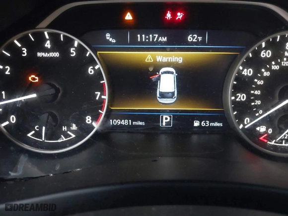 2015 Nissan Murano SL with VIN 5N1AZ2MG1FN220025, listed as a IAAI auction lot 41804836 with 109,481 mi miles. Bid and sale history available at carsss.com. Image 15.