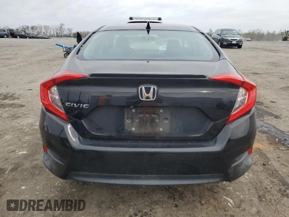 2016 Honda Civic Sedan EX-L with VIN 2HGFC1F78GH652805, listed as a Copart auction lot 51697935 with 67,117 mi miles and Salvage Title. Bid and sale history available at carsss.com. Image 6.