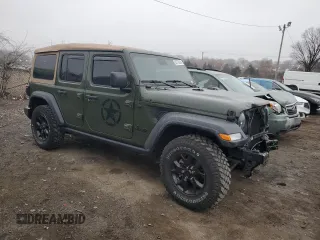 2023 Jeep Wrangler Sport S with VIN 1C4HJXDG1PW504242, listed as a Copart auction lot 83772924 with 29,237 mi miles and Salvage Title. Bid and sale history available at DreamBid. Image 4.
