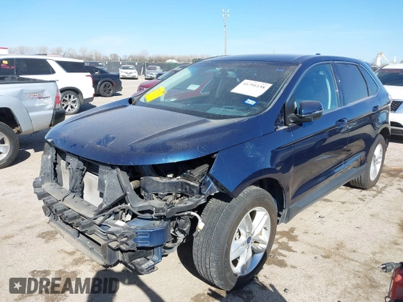 2017 Ford Edge SEL with VIN 2FMPK3J85HBB26875, listed as a IAAI auction lot 41791158 with 68,576 mi miles. Bid and sale history available at carsss.com. Image 18.