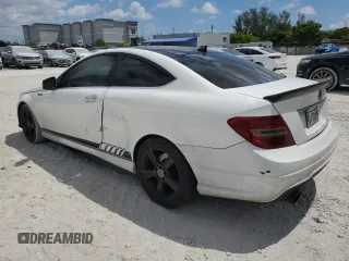 2014 Mercedes-Benz C 250 with VIN WDDGJ4HB5EG197566, listed as a Copart auction lot 53787975 with 124,003 mi miles and Salvage Title. Bid and sale history available at DreamBid. Image 2.