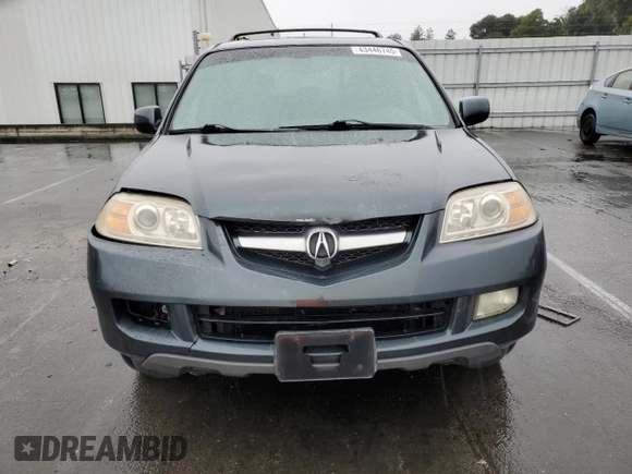 2004 Acura MDX Touring Pkg w/Navigation with VIN 2HNYD18844H524884, listed as a Copart auction lot 43446745 with 282,799 mi miles and Salvage Title. Bid and sale history available at carsss.com. Image 5.