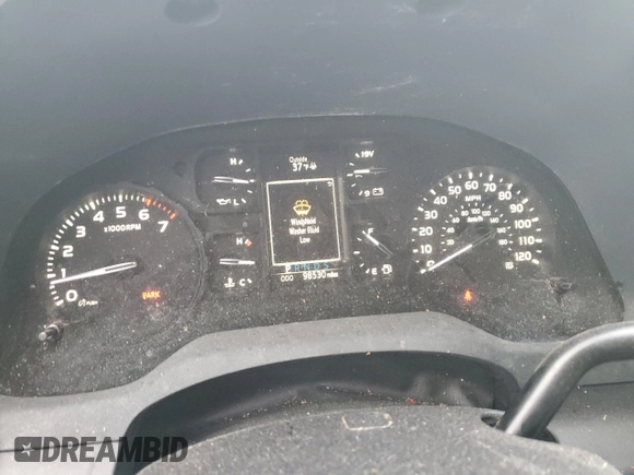 2021 Toyota Tundra SR with VIN 5TFRY5F17MX292529, listed as a Copart auction lot 47227595 with 98,530 mi miles and Salvage title. Bid and sale history available at DreamBid. Image 9.