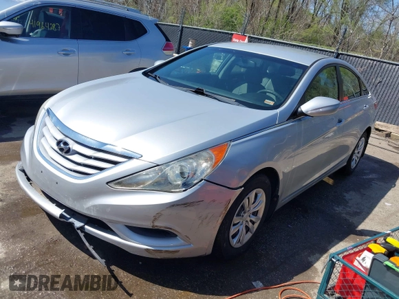 2012 Hyundai Sonata GLS with VIN 5NPEB4AC0CH459164, listed as a IAAI auction lot 41968509 with 68,328 mi miles and . Bid and sale history available at carsss.com. Image 2.