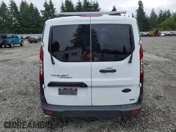 2018 Ford Transit Connect XL with VIN NM0GS9E74J1366779, listed as a Copart auction lot 61565865 with 106,491 mi miles and Salvage title. Bid and sale history available at DreamBid. Image 6.