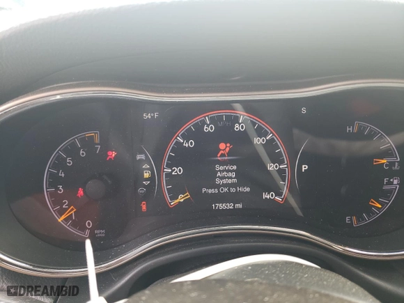 2015 Jeep Grand Cherokee Altitude with VIN 1C4RJFAG6FC919799, listed as a Copart auction lot 52454935 with 175,532 mi miles and Salvage Title. Bid and sale history available at carsss.com. Image 9.