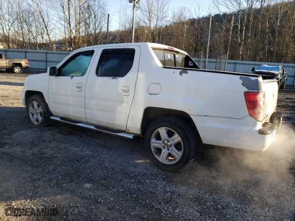 2011 Honda Ridgeline RTL with VIN 5FPYK1F52BB010305, listed as a Copart auction lot 49371755 with 287,168 mi miles and Salvage Title. Bid and sale history available at carsss.com. Image 2.