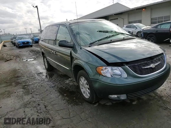 2002 Chrysler Town & Country LXi with VIN 2C8GP54L32R676672, listed as a Copart auction lot 44120565 with 57,090 mi miles and Salvage Title. Bid and sale history available at carsss.com. Image 12.