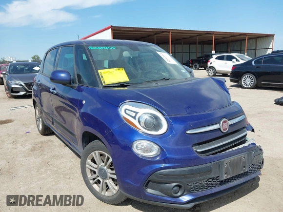 2019 FIAT 500L Pop z VIN ZFBNFAAH1KZ041673, wystawiony jako IAAI lot #42044963 z przebiegiem 82 857 mil mil oraz . Historia ofert i sprzedaży dostępna na DreamBid. Obrazek 1.