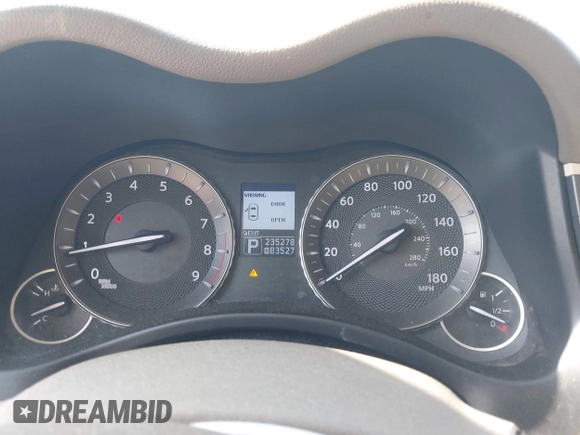 2012 Infiniti M with VIN JN1BY1AP3CM330962, listed as a IAAI auction lot 42130578 with 235,278 mi miles and . Bid and sale history available at DreamBid. Image 7.