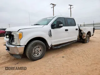 2017 Ford F-250 XL with VIN 1FT7W2A67HEF11151, listed as a Copart auction lot 57052135 with 237,681 mi miles and Salvage title. Bid and sale history available at DreamBid. Image 1.